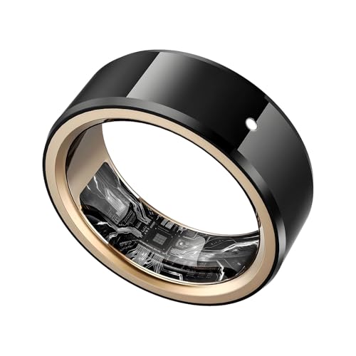 momax Smart Ring - Intelligent touch control & Sleep Tracking Wearable & Fitness Ring for Women/Men, Heart Rate Monitor, Health Ring with Size 8