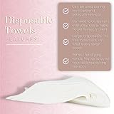 Tammy Taylor Disposable Nail Mat for Nail Techs | Lint Free Nail Paper Towels for Professional Salon Tables | Nail Pads Made to Protect Your Foldable Nail Table from Debris and Gel Products | 50 pcs