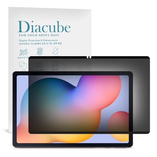 DIACUBE Magnetic 4-Way 360 Degree Privacy Screen Protector for Samsung Galaxy Tab S6 Lite 10.4 inch (2024/2022/2020), Detachable Anti-Spy Anti-Fingerprint [Landscape and Portrait Mode at once][Supporting Horizontal and Vertical Anti-Peep Mode at the same time]