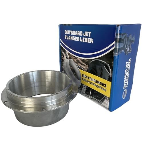 VRIWOY Outboard Jets Flanged Liner OEM No. 1678 Zinc-Aluminum Alloy Wear Ring fit Medium Series Jet Boat Impeller (Flanged Liner Part No.1678)