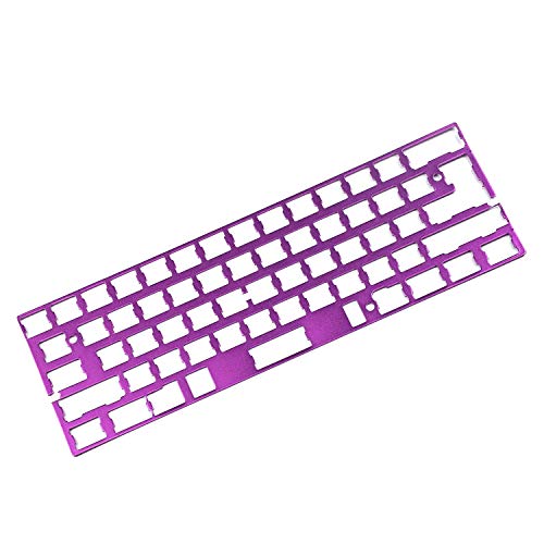 YMDK Universal Anodized Aluminum Plate Positioning Board Plate Support ISO ANSI for GH60 PCB 60% Keyboard DIY