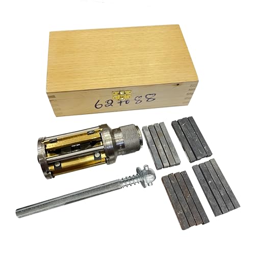 Rahish Tools Engine Cylinder Hone Kit 62mm to 88mm Adjustable Handheld Honing Machine Tool Kit with 16 Stones Sizes 3" x3/8" x3/8" - Works for Mid-Size to Larger Car Engines