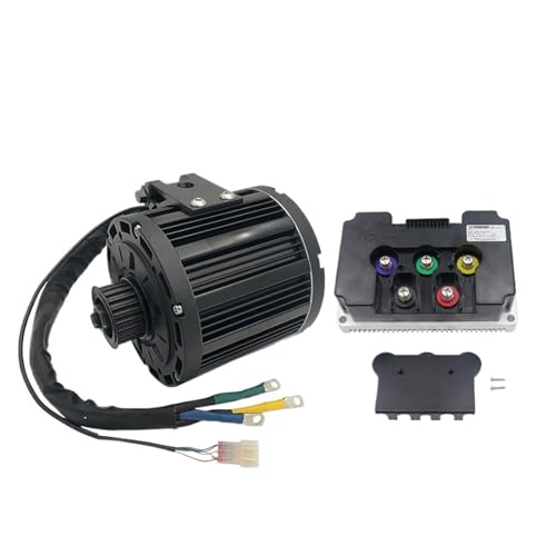 Mid Drive Motor, 100KPH Peak QS 138 70H 3000W PMSM Mid Drive Motor with Fardriver ND72450 DC 200A Phase 450A Controller(Belt Type)