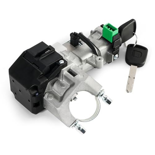 Aumzong Ignition Switch Lock Cylinder with 2 Keys (with Chip) Compatible with Honda Civic 1.3L 2003 2004 2005,for Honda Civic 1.7L 2001 2002 2003 2004 2005
