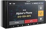 Alpine iLX-W650 7" Double DIN Touchscreen Digital Multimedia Receiver with Bluetooth, Apple CarPlay and Android Auto