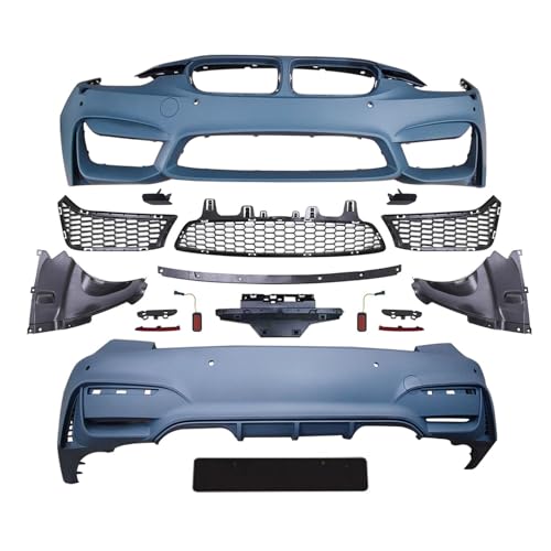 Bumper Body Kit For 2013-2018 B-MW 3 Series F30 F35 330i 320i Upgrade To M3-Style - Front & Rear Bumper Cover Conversion Kit