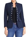 luvamia Boyfriend Blazer Casual Fall Blazer for Women Chaqueta De Invierno para Mujer Blazer Jackets for Women Fashion Casual Women's Blazer Womens Blazers Dressy Casual Navy Blue Size Medium