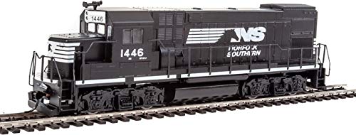 Walthers Trainline HO Scale Model EMD GP15-1 - Standard DC - Norfolk Southern (Black, White)