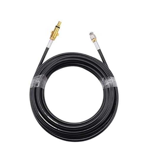 UNGMUQDD 2~40M 1/4"" Sewer Drain Water Cleaning Hose With Removable Nozzle and Optional Adapter High Pressure Jet Washer(Color:For some of Huter,Size:40 M)