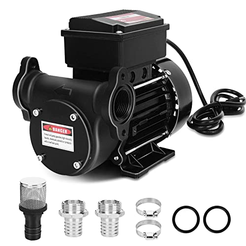 YOHOME Diesel Transfer Pump Oil Pump 20GPM 80L/min AC 110V Fuel Pump Oil Transfer Pump Diesel Kerosene Biodiesel Oil Extractor Pump