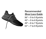 SOL3 Premium Rope Shoe Laces - Round Shoelaces for Sneakers (Black/Reflective, 36 Inch)