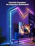 Govee Gaming Wall Light, RGBIC Glide Wall Light, Work with Matter, Alexa and Google Assistant, DIY Customized LED Wall Lighting Effects and Shapes, Gaming Lights for Gaming Room