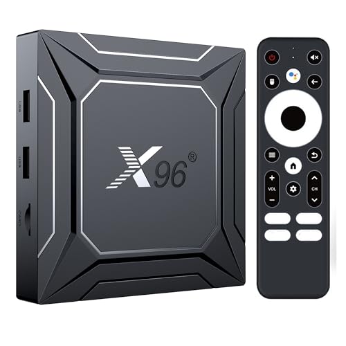 Android 14.0 TV Box Amlogic S905X5M X5 X96 M200 4GB RAM 64GB ROM TV Box with Dual Wi-Fi 2.4G/5.0G, BT 5.0/ 3D Ultra HD 8K/ H.265/ 1000M LAN/USB 2.0 Smart Box