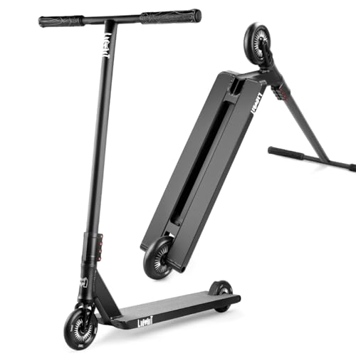 Limit LMT23AZ Pro Trick Street Scooter for Tall Adult and Teens Professional Stunt BMX Freestyle Scooters SCS 4 Bolts with Boxed Ends Perfect for Intermediate Advanced Riders (Black)