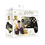 Freaks and Geeks Harry Potter - Manette Sans Fil pour Nintendo Switch - Modèle Hedwige - Noire - Câble 1M