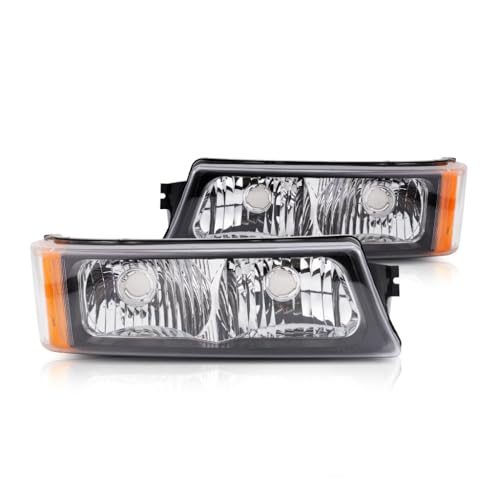 CarLights360: For 2003 2004 2005 2006 Chevy Silverado 2500 HD Turn Signal/Parking Light Assembly Driver and Passenger Side Pair CAPA Certified Type 2 | GM2520185 GM2521185