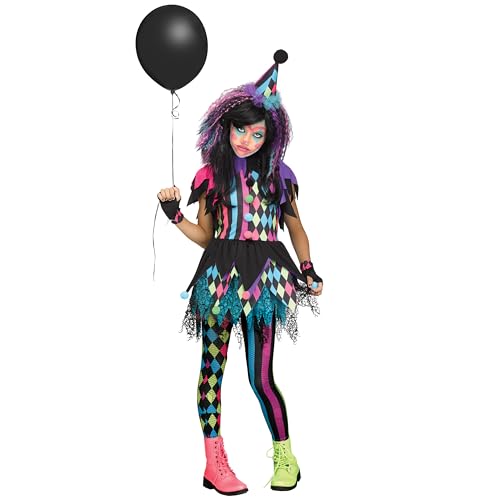 Girls Twisted Circus Clown Costume (Large.)