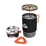 Widesea Camping Cooking System with Heat Exchanger Outdoor Gas Stove Burner Tourist Coffee Pot Cup Cookware Tableware Tourism