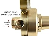 High Flow Regulator for Inert Gas - Inlet Connection: CGA580 - Outlet Connection: 1/2” Female NPT