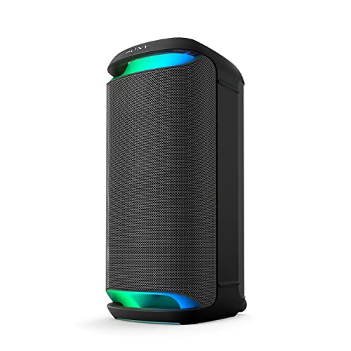 Sony SRS-XV800 X-Series Wireless Portable Bluetooth Karaoke Party Speaker IPX4 splash-resistant with 25 Hour-Battery, Built-in Handle and Wheels, Omnidirectional Sound, and Ambient Lights