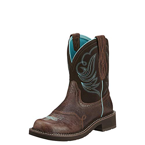 Ariat Women's Fatbaby Heritage Dapper Western Cowboy Boot, Royal Chocolate/Fudge, 10 M US