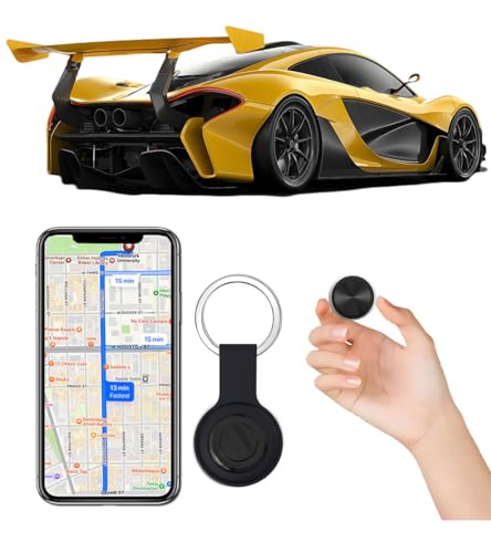 No Subscription No Sim Card Required GPS Tracker for Vehicles Mini GPS Tracker Compatible with Apple and Android Real Time Global GPS Tracker GPS Tracker for Vehicles, Cars, Pets or Keys GPS Tracker