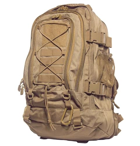 Miramrax Tactical Backpack Military Army Daypack - Assault Pack for Men Molle Backpacks Bug Out Bag 3 Day Pack for Hiking Camping Travel Hunting Rucksack Trekking Coyote
