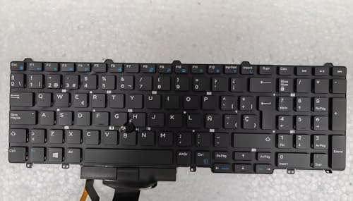 Spanish Keyboard for Dell Precision 3510 3520 7510 7520 7710 7720 for Latitude E5570 5550 5580 5590 5591 with Backlight
