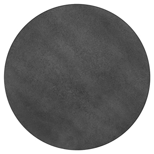 eoere 10" Round Weldable Heavy Duty Steel Sheet Base Plate, Flat Backing Disks, Base Plate Sheet Weld on Tabs, Thickness 5/16"