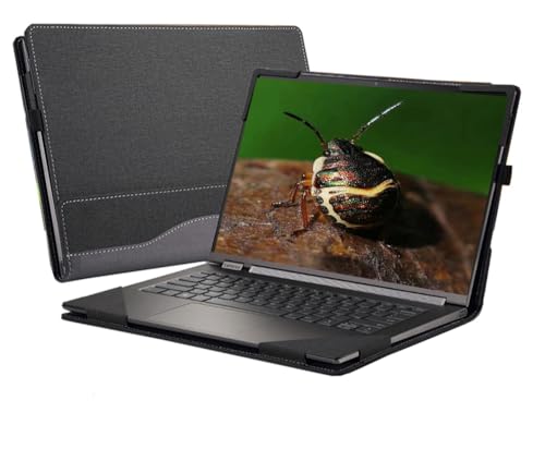 XJchen Laptop Cover Compatible with HP Probook 430 440 445 445R ZBook 14u EliteBook 745 840 1030 G2 G3 G4 G5 G6 G7 14 Inch Case Protective Notebook Skin Sleeve (Dark Grey)