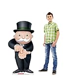 Cardboard People Mr. Monopoly Cardboard Cutout Standup - Game Monopoly