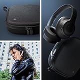 Spigen Klasden Pouch Universal Headphones Case Designed for JBL Live 400BT / 460NC / 660NC / 650BTNC / 500BT and JBL Tune 500BT / 510BT / 520BT / 560BT / 660NC / 710BT / 720BT / 760BT - Black