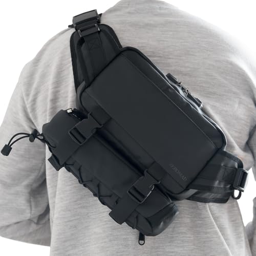 Zeromad Anti Theft Sling Crossbody Bag, Design for Travel, 6L travel sling bag, anti-theft bag, TSA lock, waterproof bag, secure storage, compact travel bag, stylish sling bag, crossbody sling bag