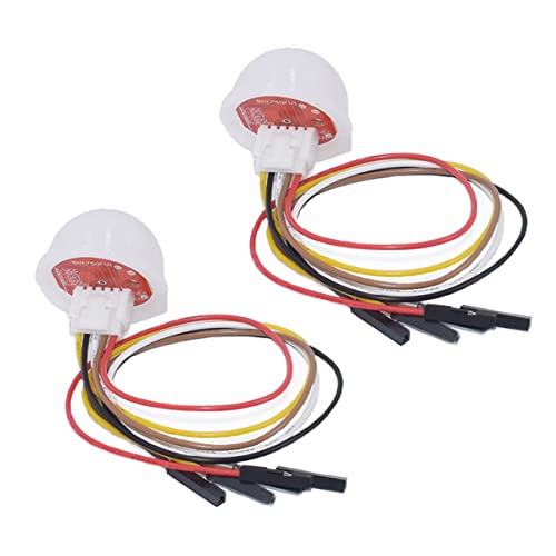 HiLetgo 2pcs BH1750 BH1750FVI Digital Light Illumination Sensor Light Intensity Sensor Module Light Intensity Ball for Arduino DC 5V
