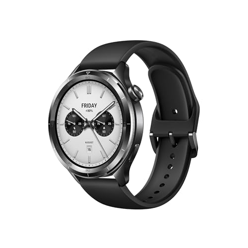 Xiaomi Watch S4 Smartwatch with 1.43-inch OLED Display NFC Bluetooth Calls Gesture Control 150+ Sports Modes 15-Day Battery HyperOS Alexa Model M2425W1 (Black)