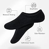 SIXDAYSOX Ondo Cotton No Show Mens Socks 8 Pairs Breathable Low Cut Non-Slip Socks Invisible Summer Socks Size 9-11