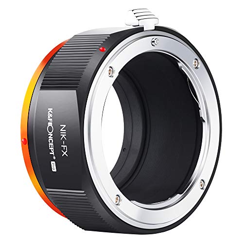 K&F Concept Lens Mount Adapter for AI/F Mount Lens to Fujifilm X Series Mirrorless FX Mount Camera Adapter with Matting Varnish Design for Fuji XT2 XT20 XE3 XT1 X-T2