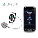 OxyKnight Watch - Overnight Sleep Monitor with App - High Resolution O2 Saturation and Heart Rate - Smart Notifications for Low Oxygen and Heart Rate