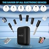 Cleaner Kit for AirPod, Multi-Tool iPhone Cleaning Kit, Cell Phone Cleaning Repair & Recovery iPhone and iPad (Type C) Charging Port, Lightning Cables, and Connectors, Easy to Store and Carry Design