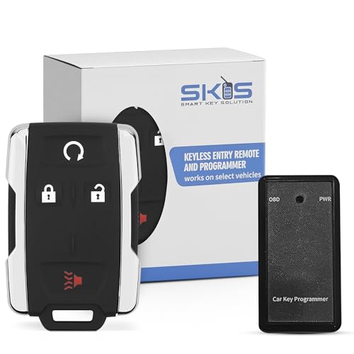 DIY Key Fob Replacement Keyless Compatible for Chevy for GMC Sierra Chevrolet Silverado 1500 2500 3500 2014-2020 GMC Canyon Chevy Colorado 2015-2021 M3N32337100