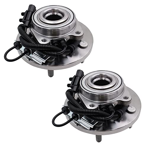 PAROD 2pcs 513273 Front Wheel Hub & Bearing Assembly Compatible with 2008-2016 Chrysler Town & Country, Dodge Grand Caravan, 2009-2014 VW Routan, 5 Lugs w/ABS