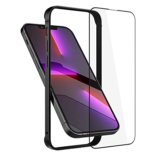 Eastcoo Slim Metal Bumper Case Compatible with iPhone 13/13 Pro, Metal Bumper Cover with Soft TPU Inner [No Signal Interference][Support Wireless Charging] for iPhone 14/13/13 Pro 6.1 inch, Black