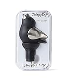 ChirpyTop Wine Pourer - Black and Chrome