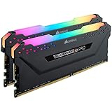 CORSAIR VENGEANCE RGB PRO DDR4 RAM 64GB (2x32GB) 3600MHz CL18-22-22-42 1.35V Intel AMD Desktop Computer Memory - Black (CMW64GX4M2D3600C18)