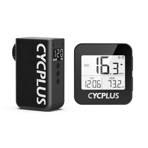 CYCPLUS Bike Pump AS2PRO + GPS Bike Computer G1