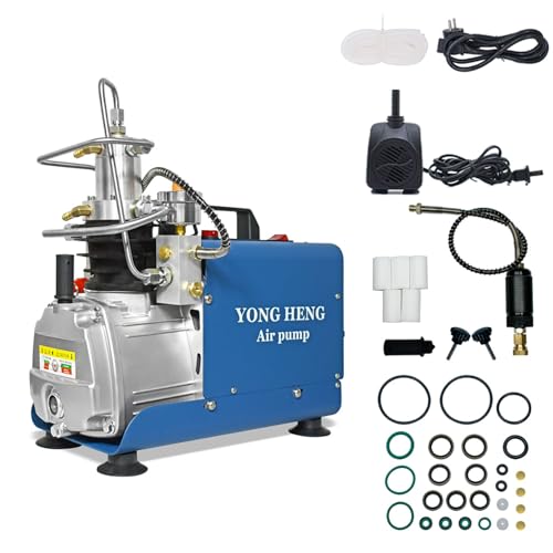 YONGHENG 4500Psi Pcp Air Compressor,Digital Control System,High Pressure Air Compressor Pump,for Air Gun Scuba Rifle,Perfect for Filling Air Rifle Filling