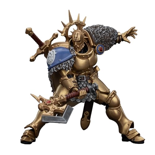 JOYTOY-Warhammer Age of Sigmar-1:18-Action Figure-Stormcast Eternals The Blacktalons Hendrick, The Silver Wolf-Collection Model Birthday Gifts