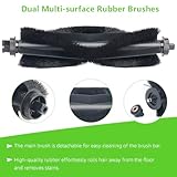 BUXEBUX 19Pack Replacement Parts Accessories for Eufy L60/L60 Hybrid/L60/L50 Series Robot Vacuums Kit, 1 Main Roller Brush, 4 Hepa Filters, 6 Side Brushes, 6 Dust Bags, 1 Screwdriver, 1 Clean Tool