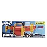 Nerf Fortnite GL Rocket-Firing Blaster - 6-Rocket Drum, Pump-to-Fire - Includes 6 Official Rockets - for Youth, Teen, Adult, Orange