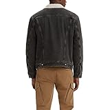 Levi's Men's Sherpa Trucker Jacket (Also Available in Big & Tall), Black Stonewash, X-Small